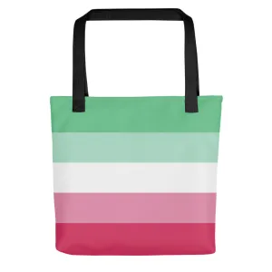 Abrosexual Flag Tote Bag