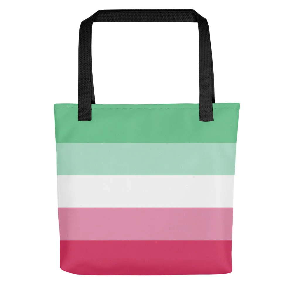 Abrosexual Flag Tote Bag