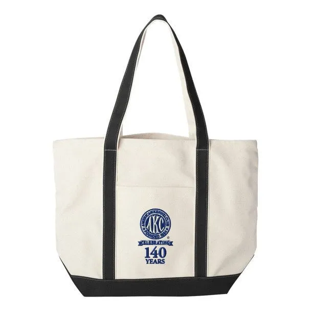 AKC 140th Anniversary  Embroidered Tote Bag