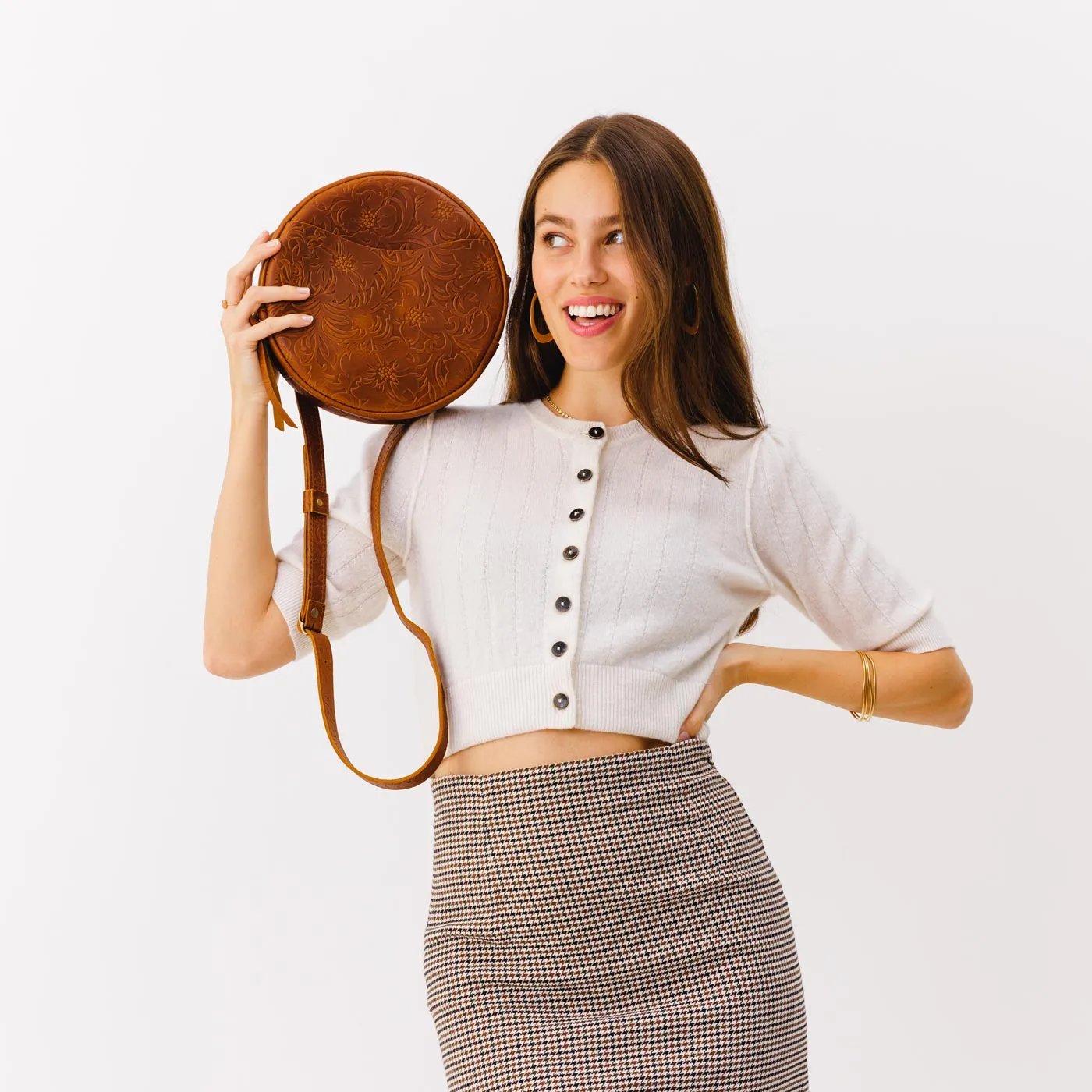 'Almost Perfect' Circle Crossbody