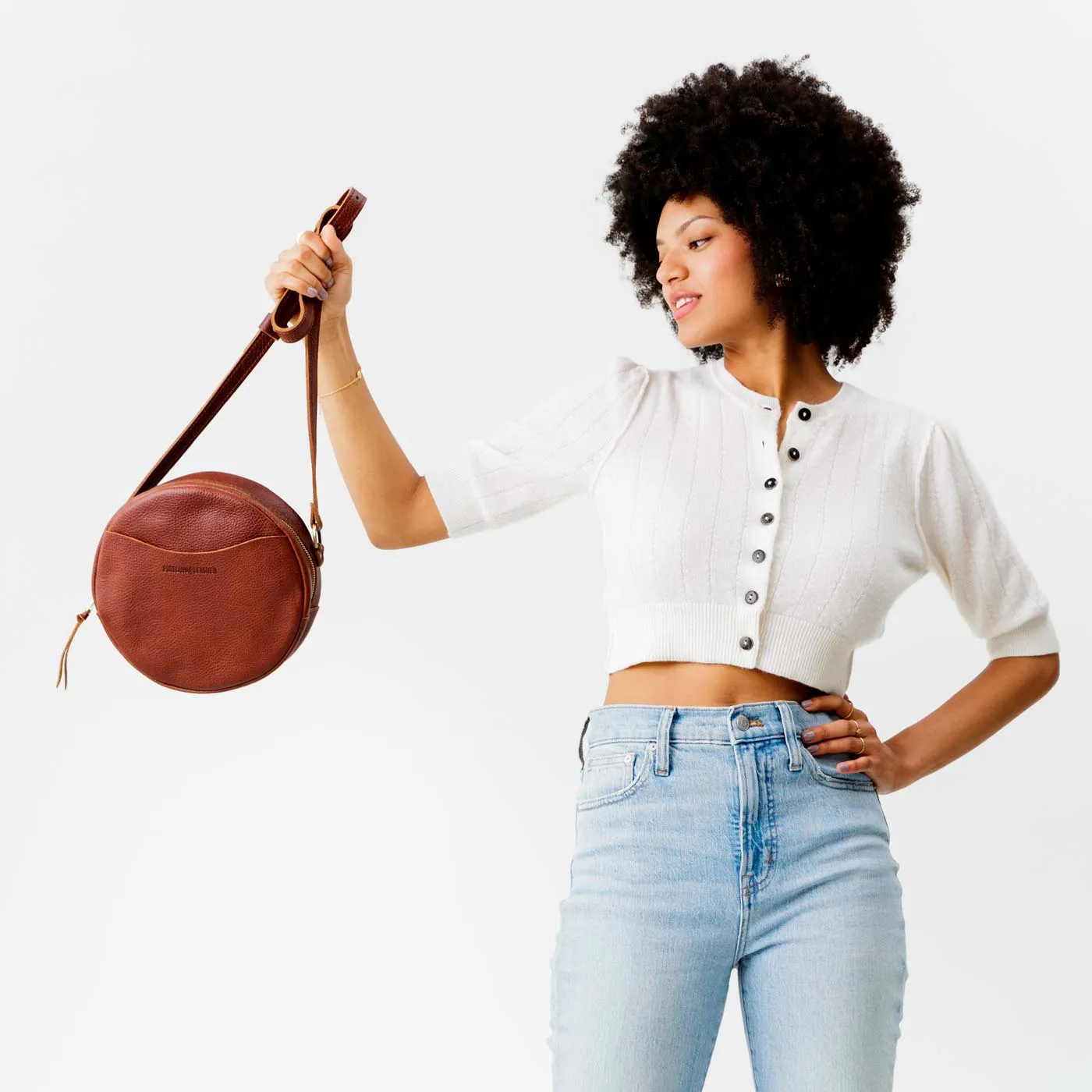 'Almost Perfect' Circle Crossbody