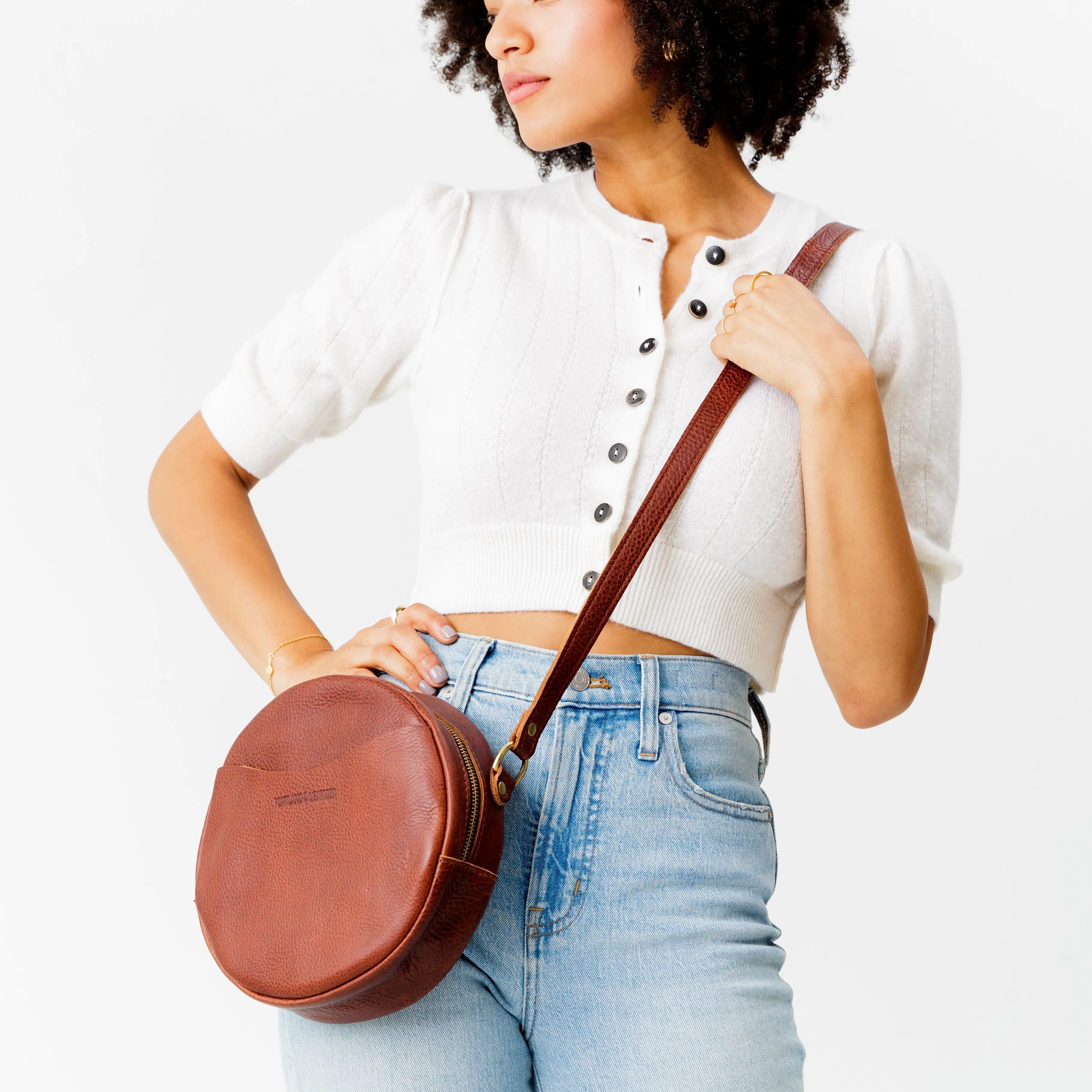 'Almost Perfect' Circle Crossbody