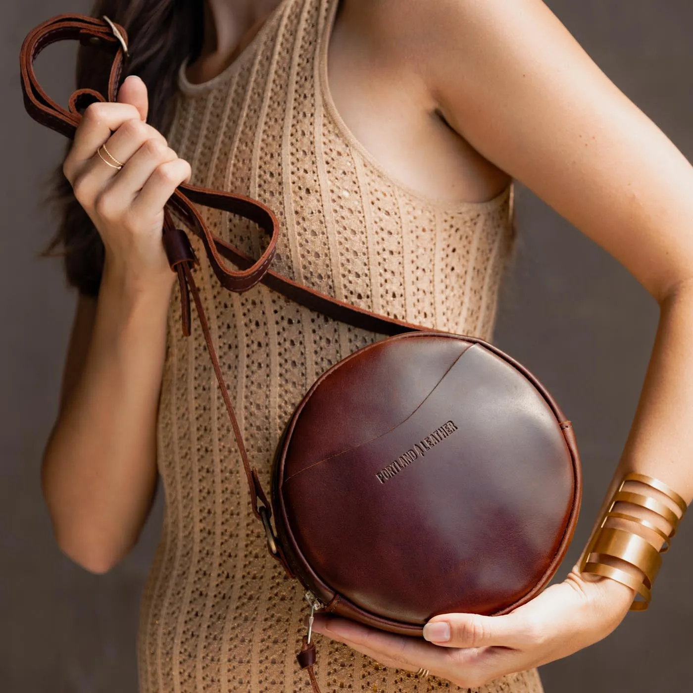 'Almost Perfect' Circle Crossbody