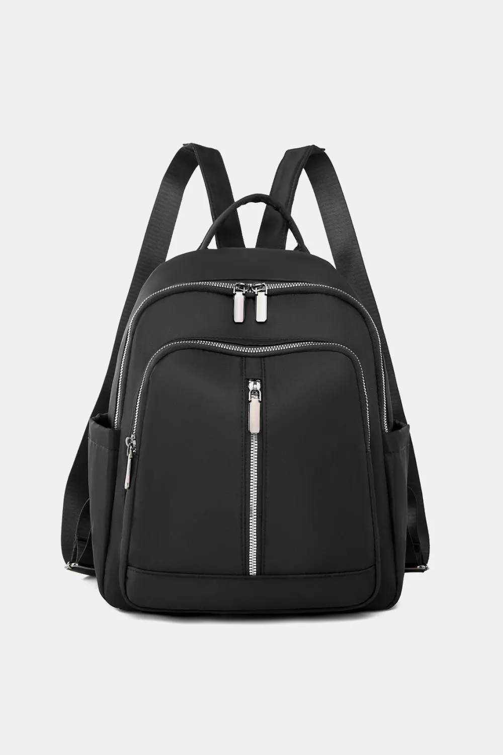 *APP EXCLUSIVE* Faux Leather Nylon Backpack