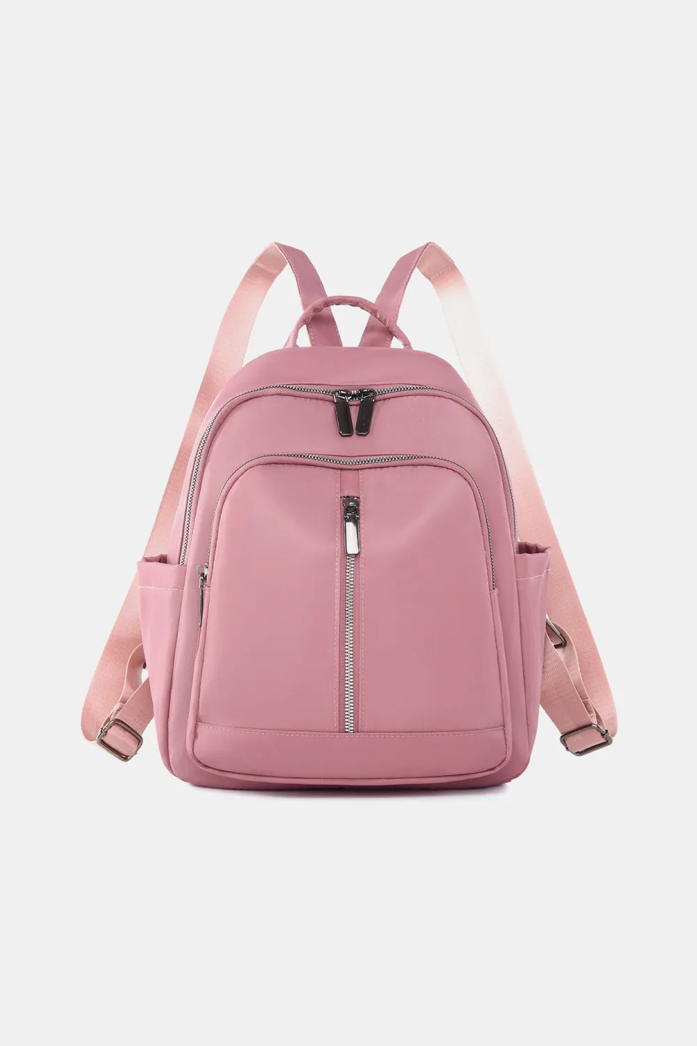 *APP EXCLUSIVE* Faux Leather Nylon Backpack