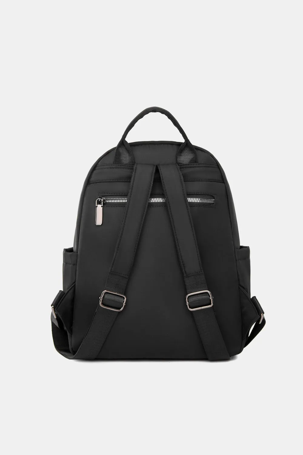 *APP EXCLUSIVE* Faux Leather Nylon Backpack