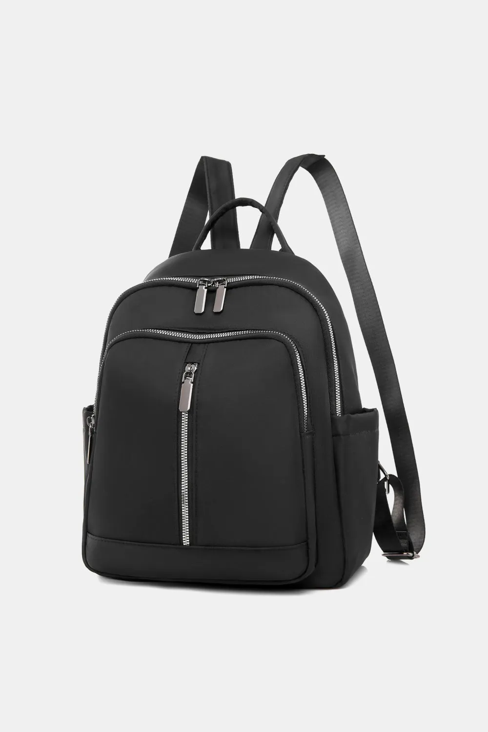 *APP EXCLUSIVE* Faux Leather Nylon Backpack