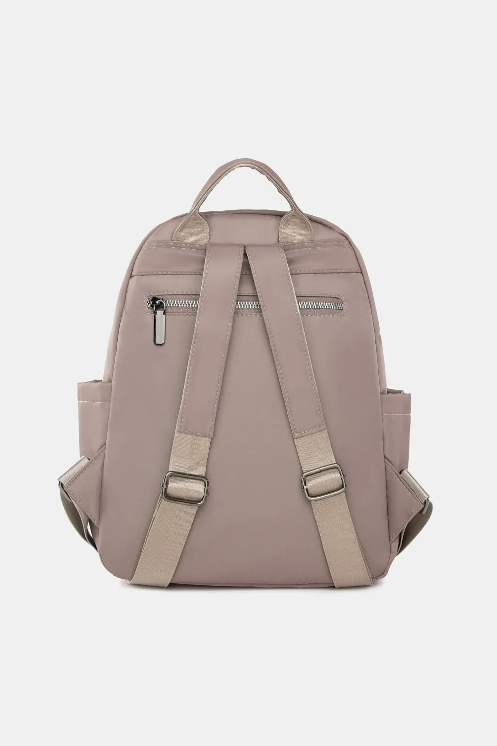 *APP EXCLUSIVE* Faux Leather Nylon Backpack