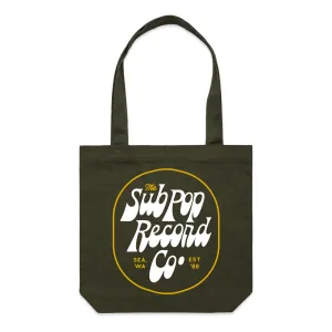 Army Green Record Co. Tote