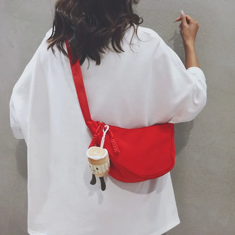 Bag Female Fresh Casual Crossbody Canvas Bag