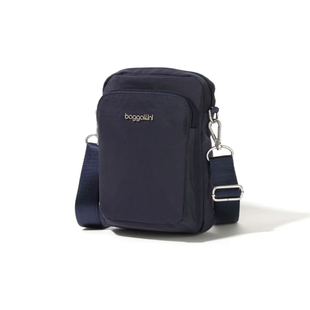 Baggallini Modern Everywhere Explorer French Navy Crossbody Bag (Women's)