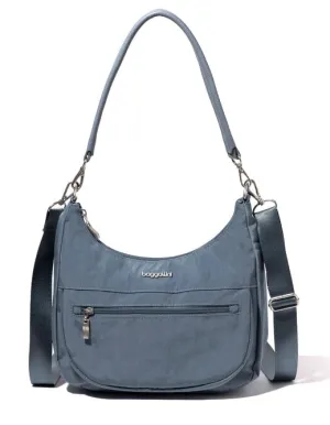 Baggallini Modern Pocket Half Moon Bag Mist