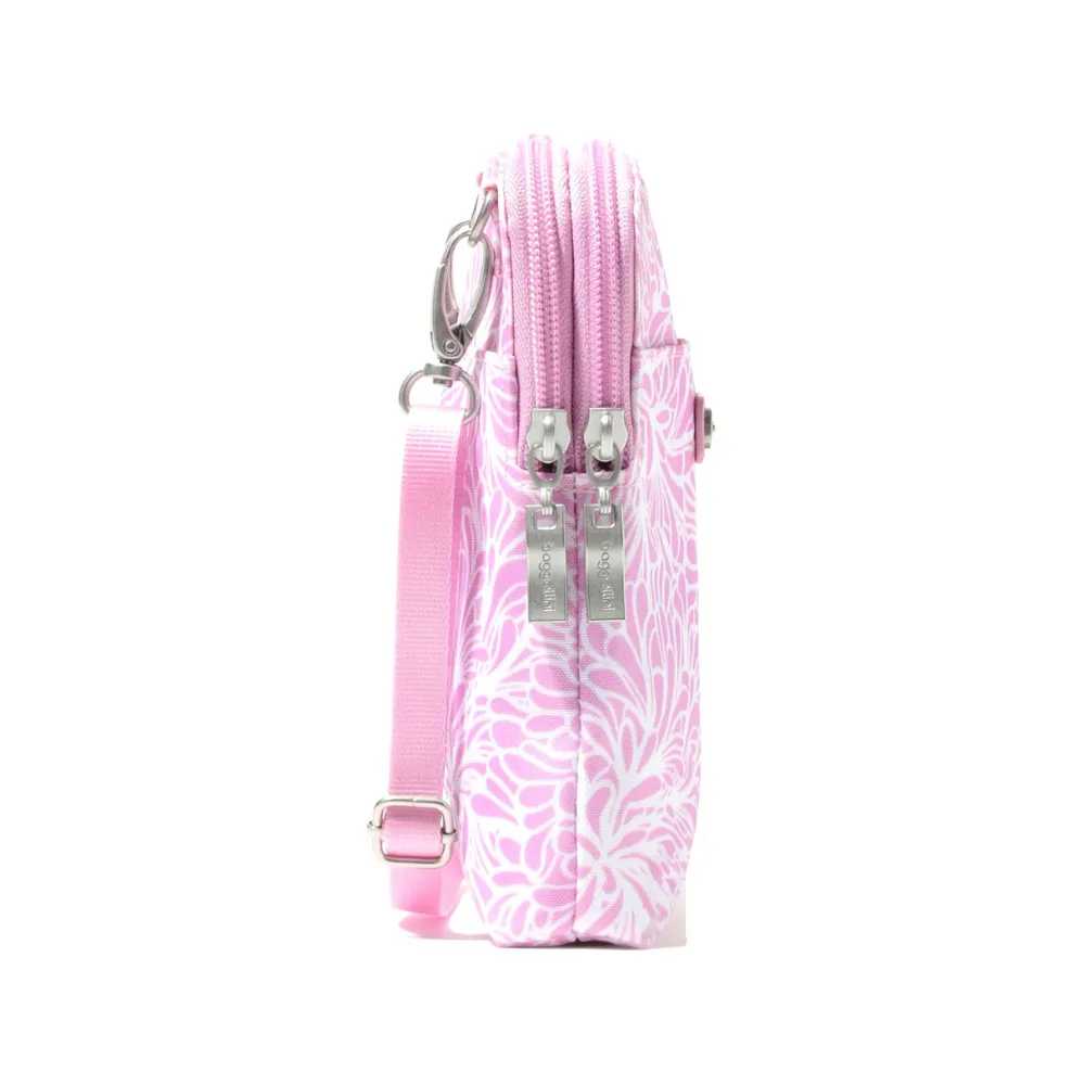 Baggallini Take Two RFID Bryant Crossbody Pink Blossom (Women's)