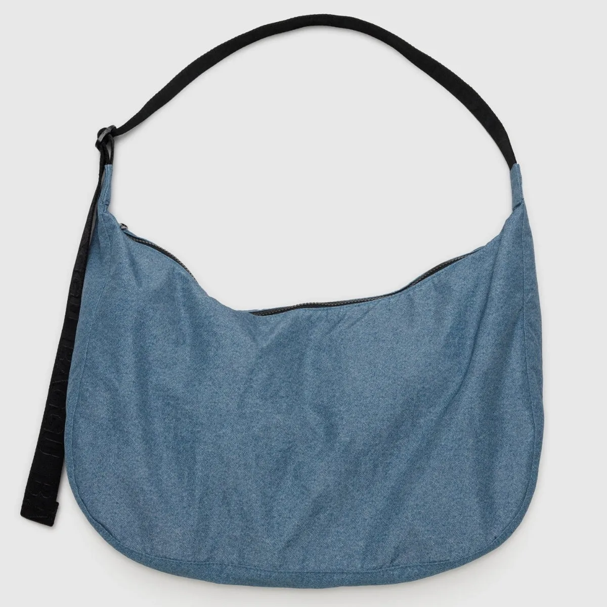 Baggu Large Nylon Crescent Bag in Digital Denim