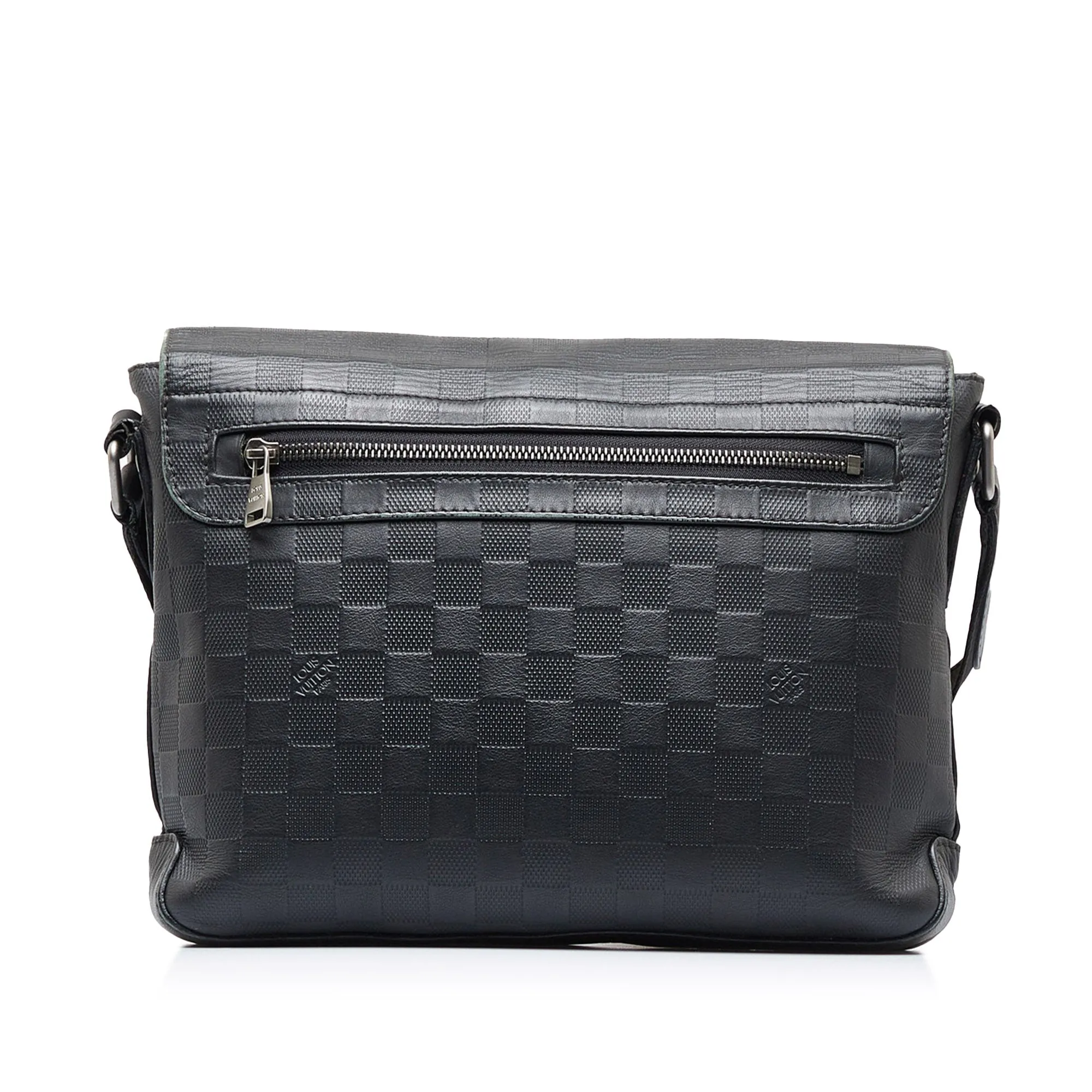 Black Louis Vuitton Damier Infini District Crossbody Bag