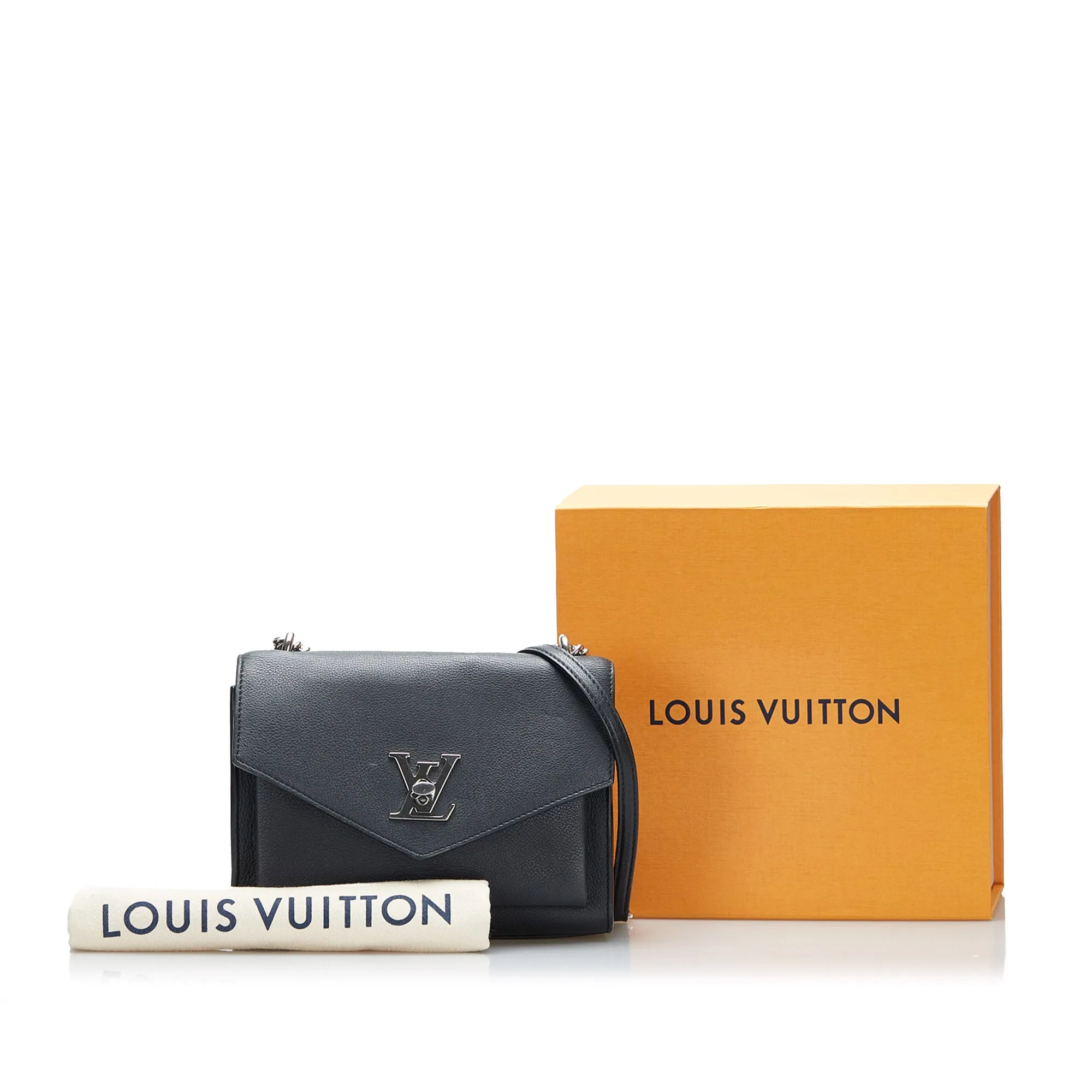 Black Louis Vuitton Mylockme Chain Bag