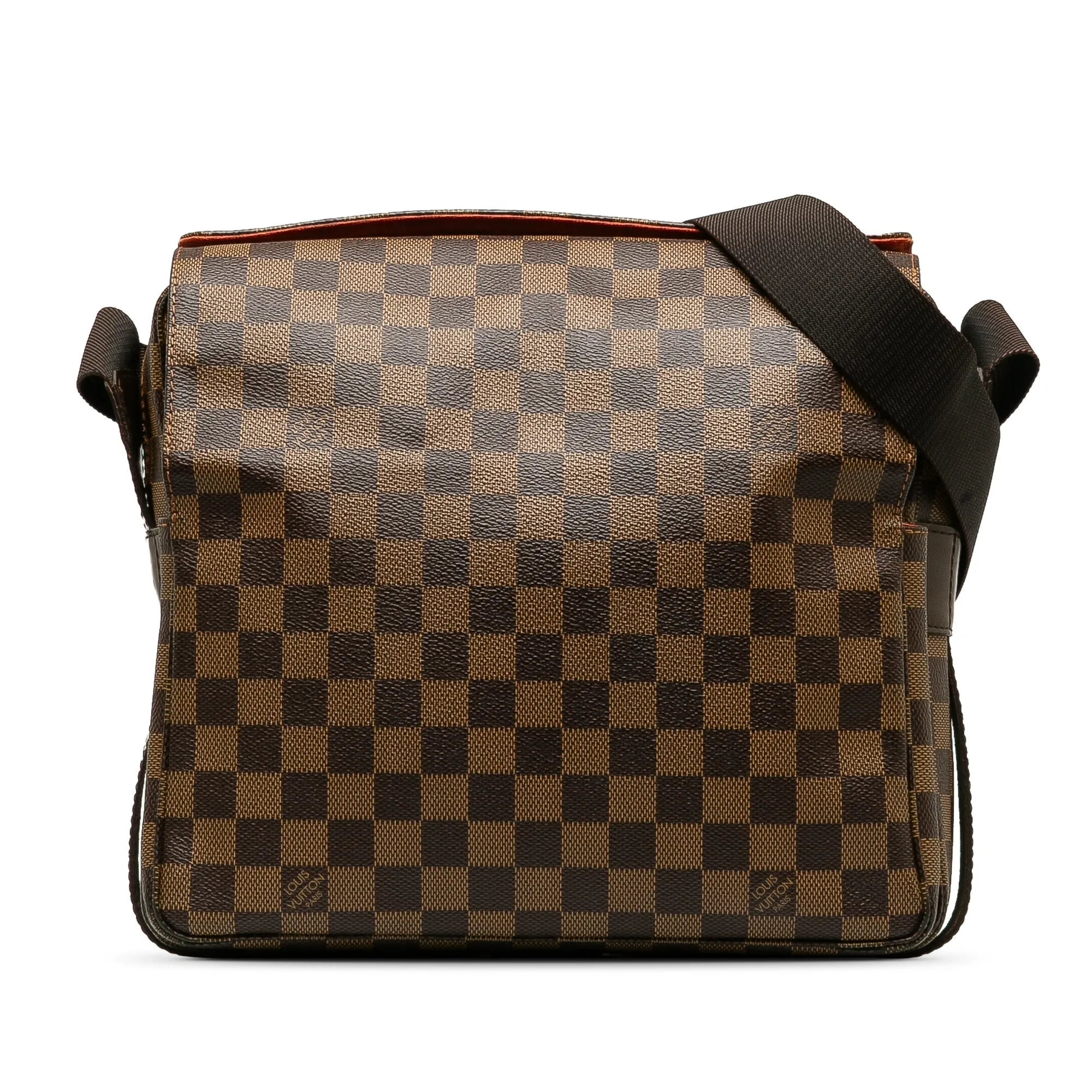 Brown Louis Vuitton Damier Ebene Naviglio Crossbody Bag