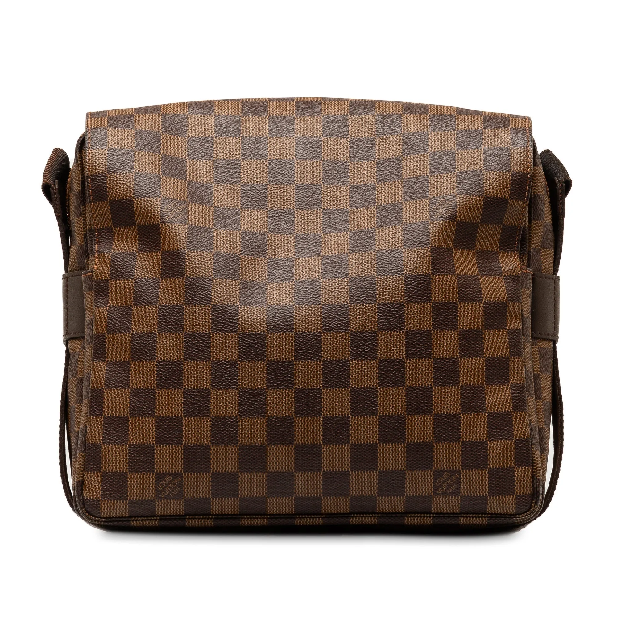 Brown Louis Vuitton Damier Ebene Naviglio Crossbody Bag