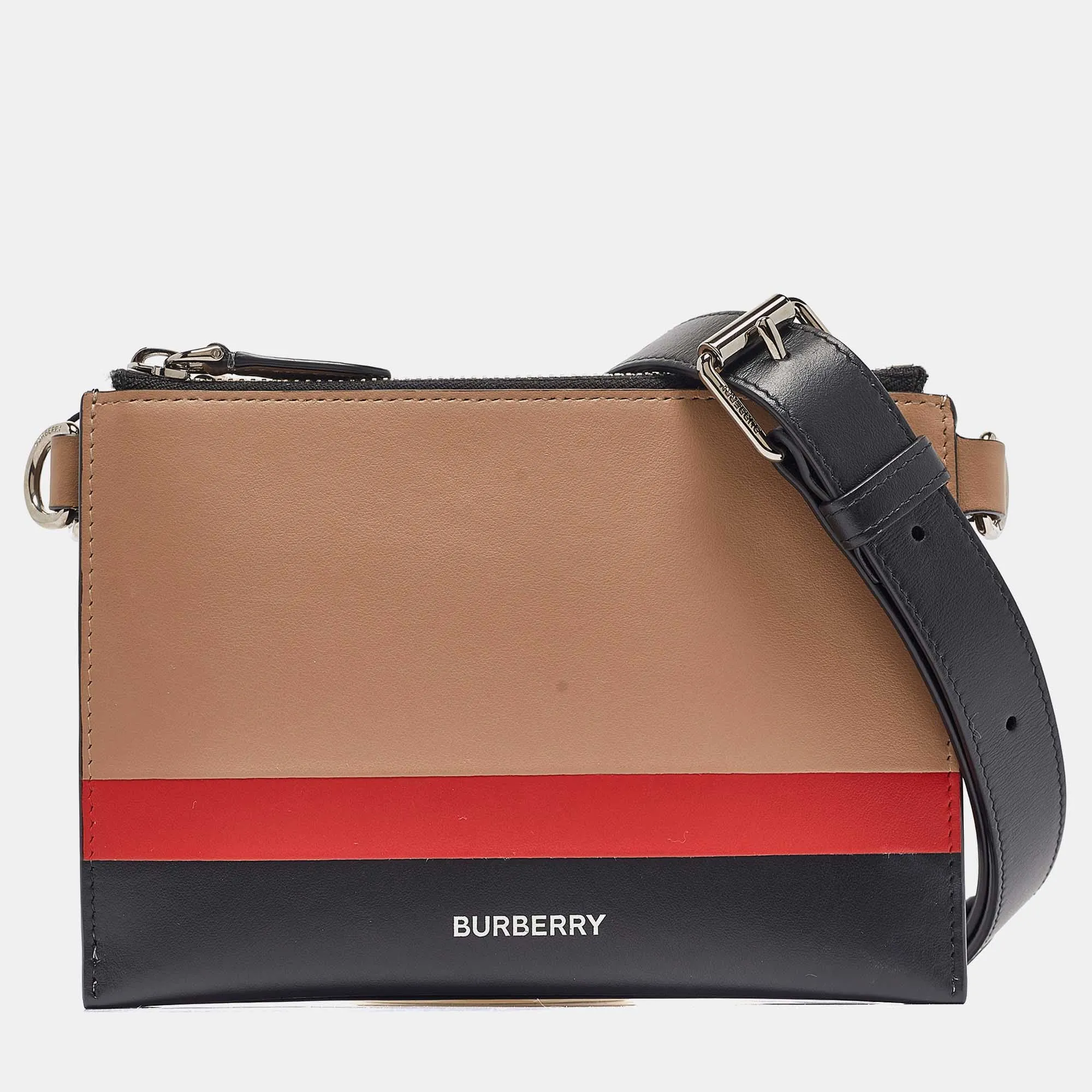 BURBERRY Multicolor Leather Benji Crossbody Bag