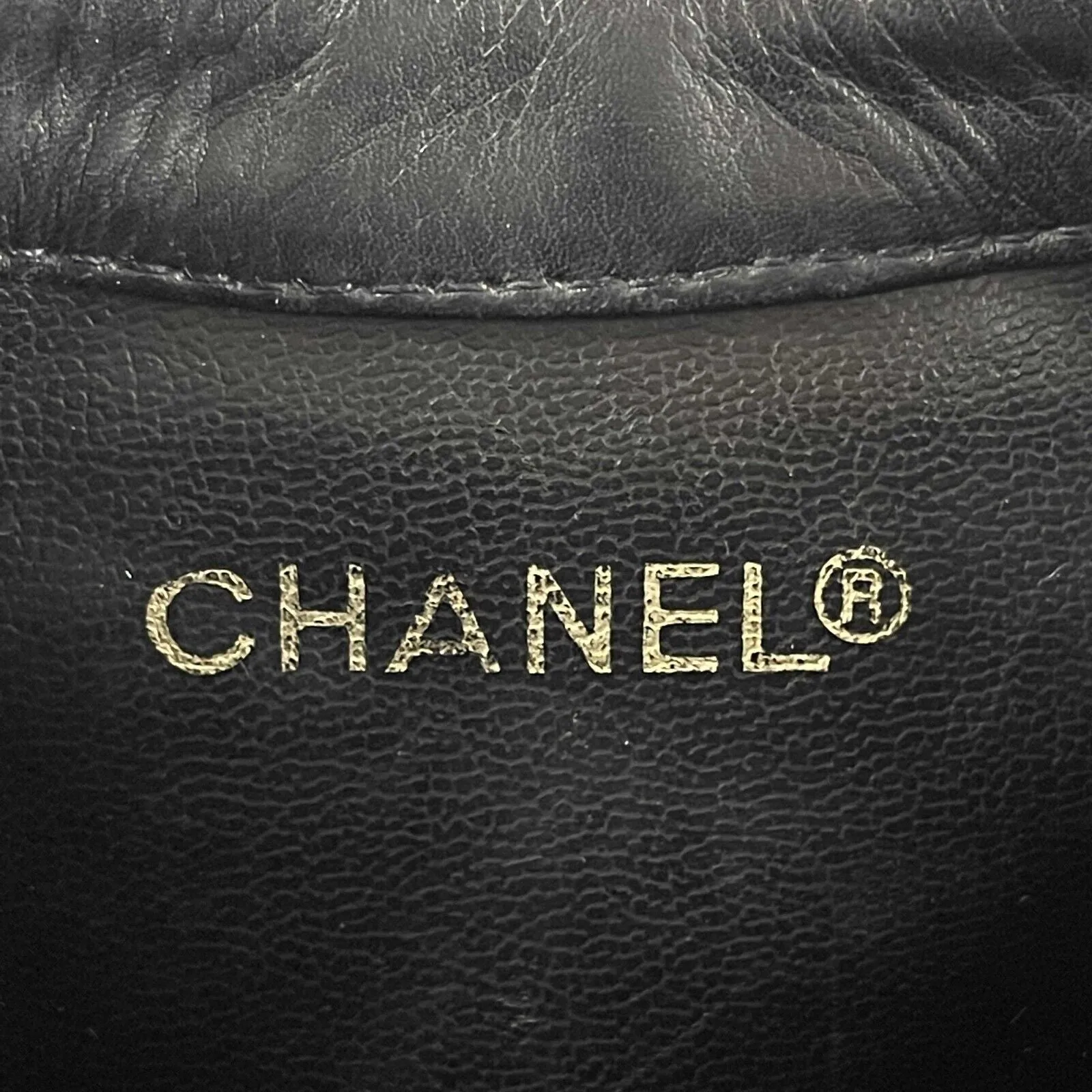 CHANEL - Vintage Quilted Lambskin Supermodel Black Medium CC Shoulder Bag