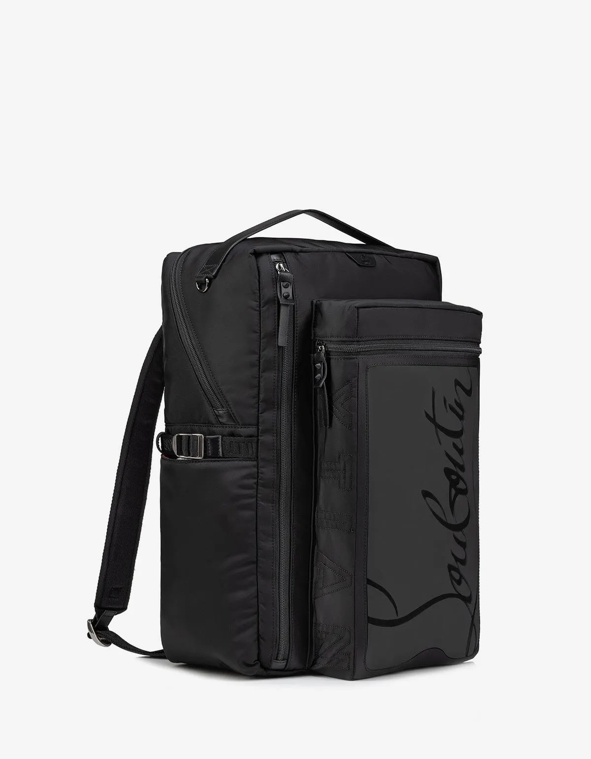 Christian Louboutin Loubideal Black Sneaker Sole Backpack -