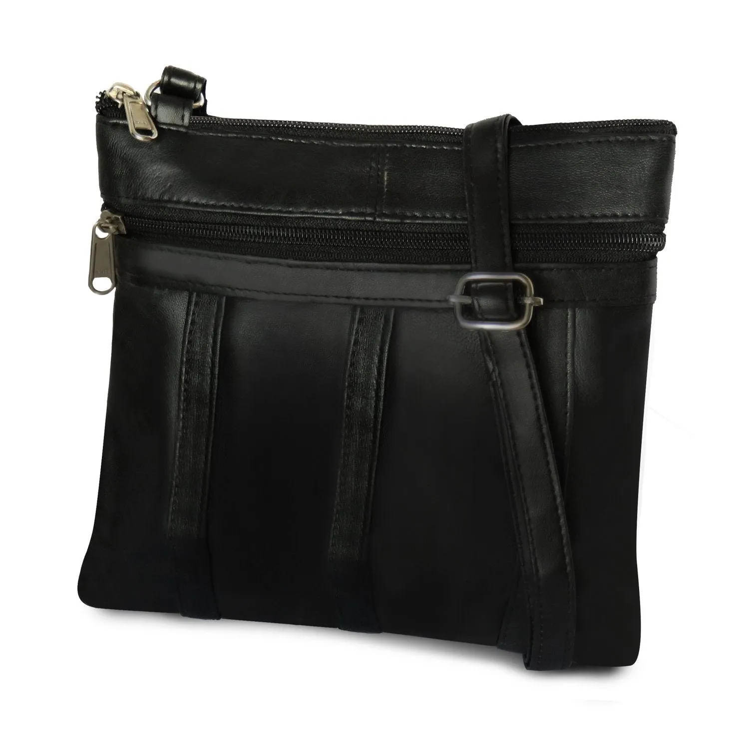 Classic Simple Leather Crossbody Handbag