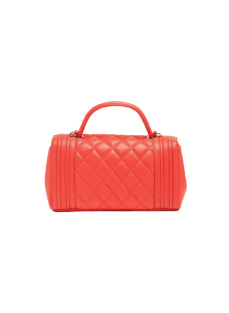 CORAL MARIANA QUILTED HANDBAG