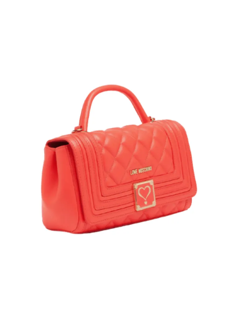 CORAL MARIANA QUILTED HANDBAG