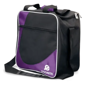 Ebonite Basic Single Tote Bowling Bag Purple