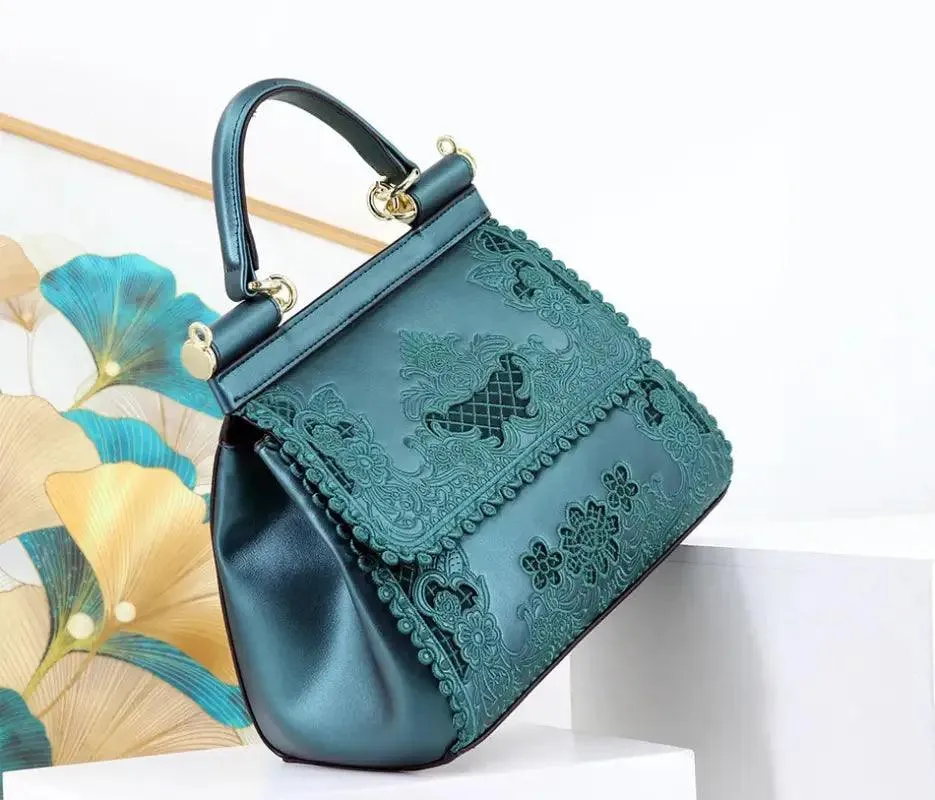 Elegant Hollow Design Handbag