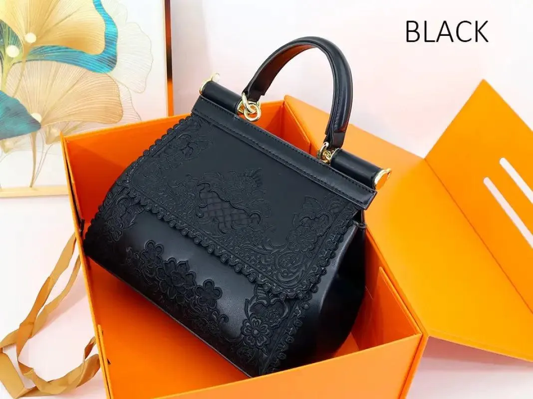 Elegant Hollow Design Handbag