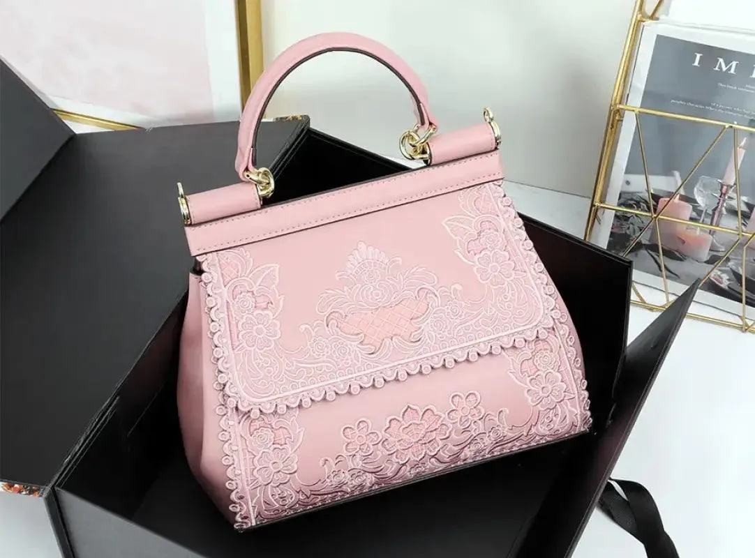 Elegant Hollow Design Handbag