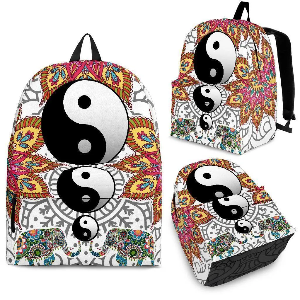 Elephant Yin Yang Backpack