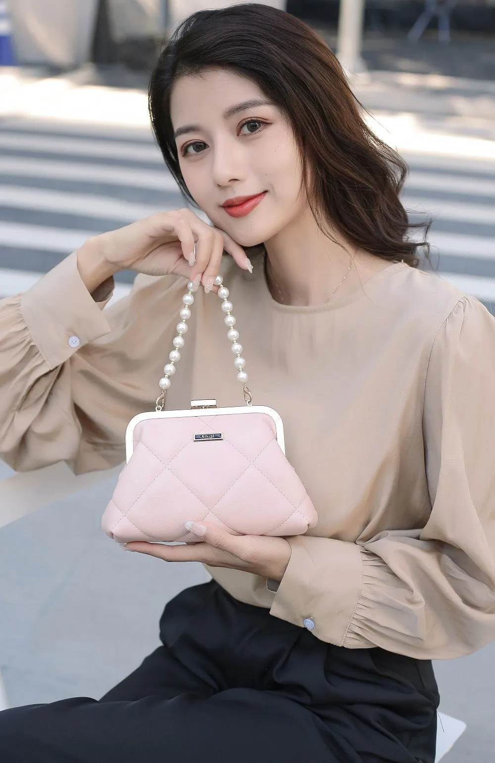 En-ji Haru Handbag - Ivory