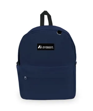 EVEREST CLASSIC LAPTOP BACKPACK W/ SIDE POCKET - NAVY