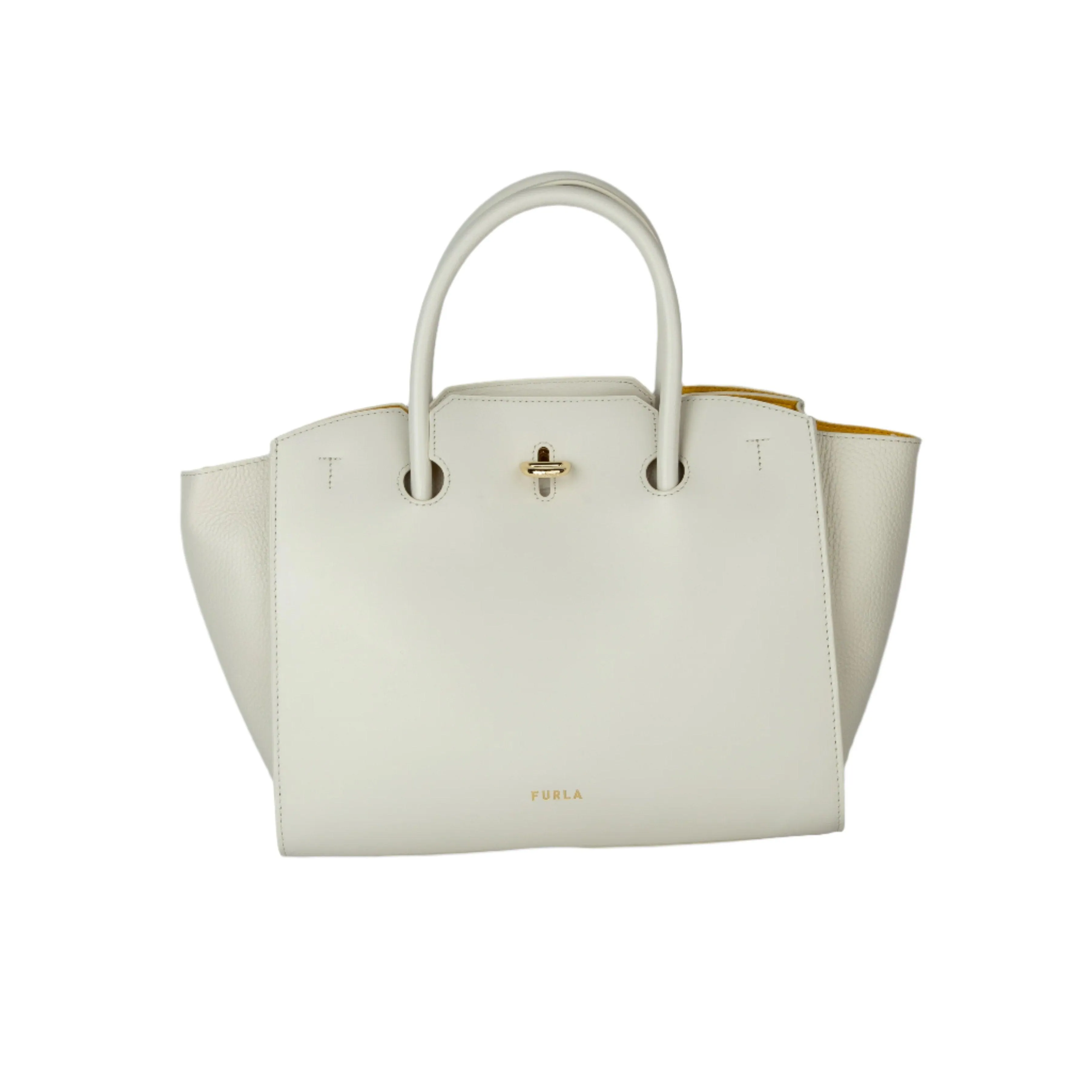 Furla Genesi Medium Tote - Off White