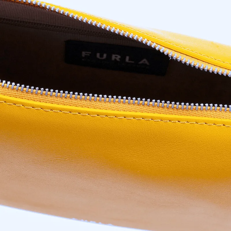 Furla Moon Small Shoulder Bag - Polline Yellow