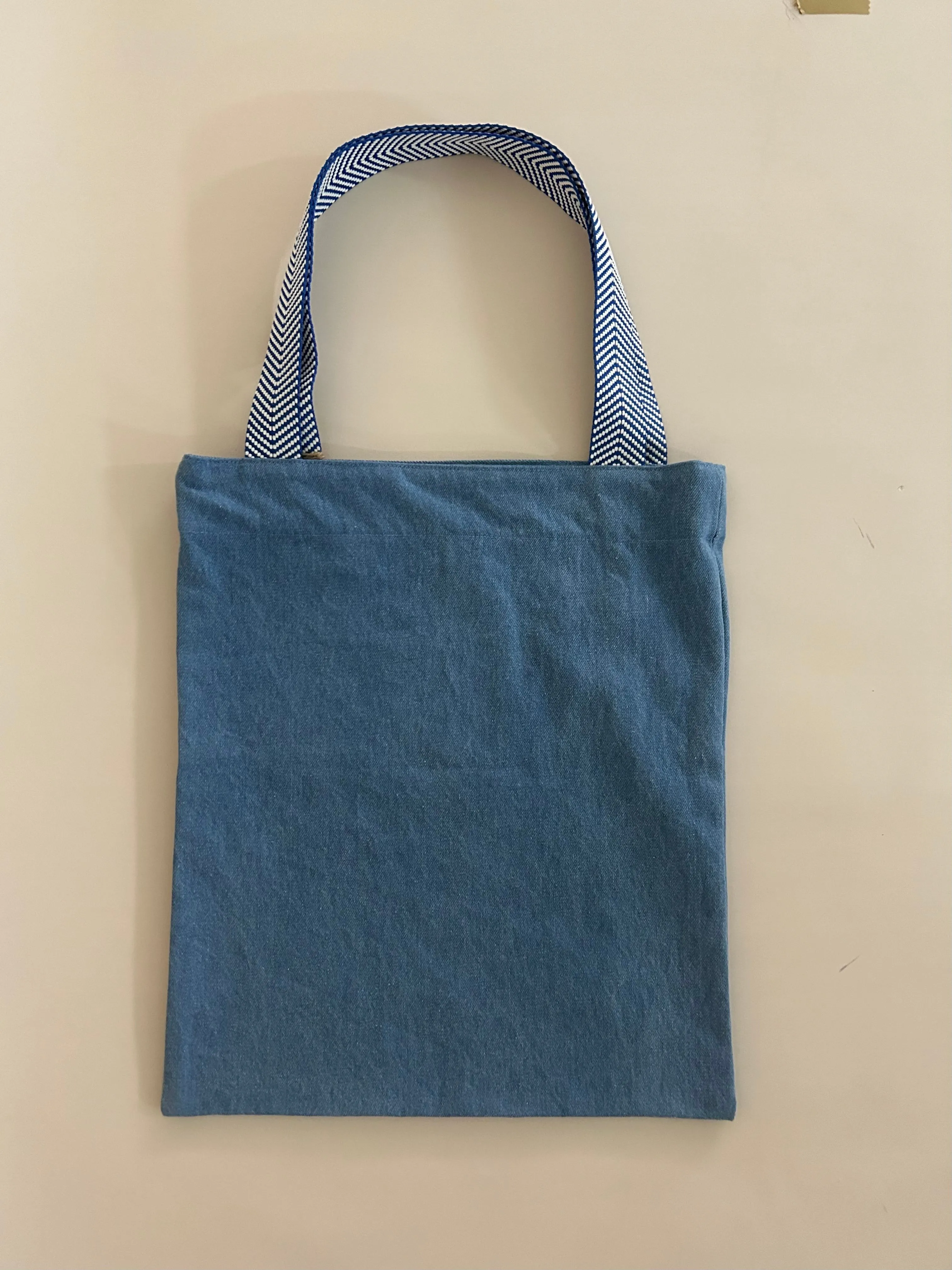 G&B Tote Bag for Dog Moms, Denim