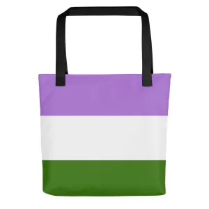 Genderqueer Flag Tote Bag