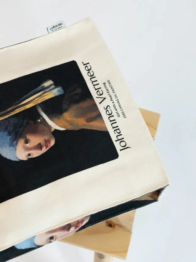 Girl with a Pearl Earring Johannes Vermeer - Tote Bag