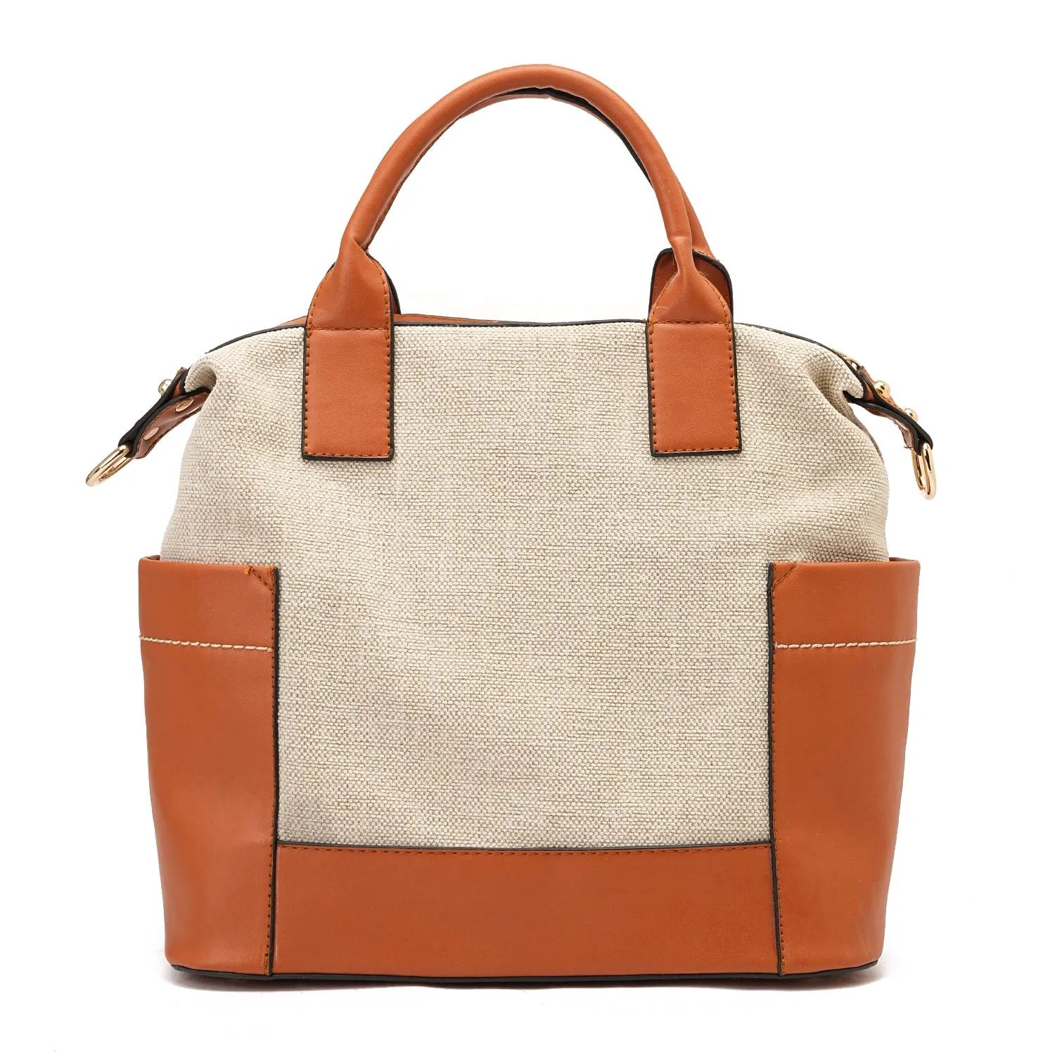 hand and back bag - brown