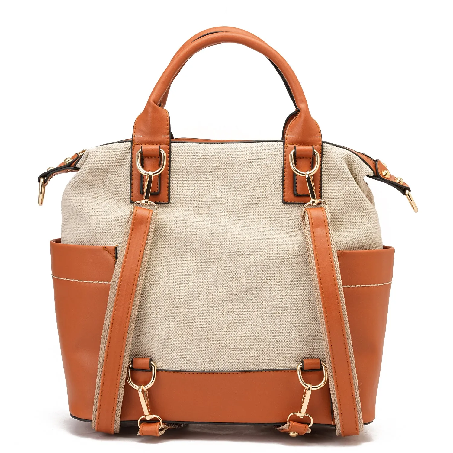 hand and back bag - brown