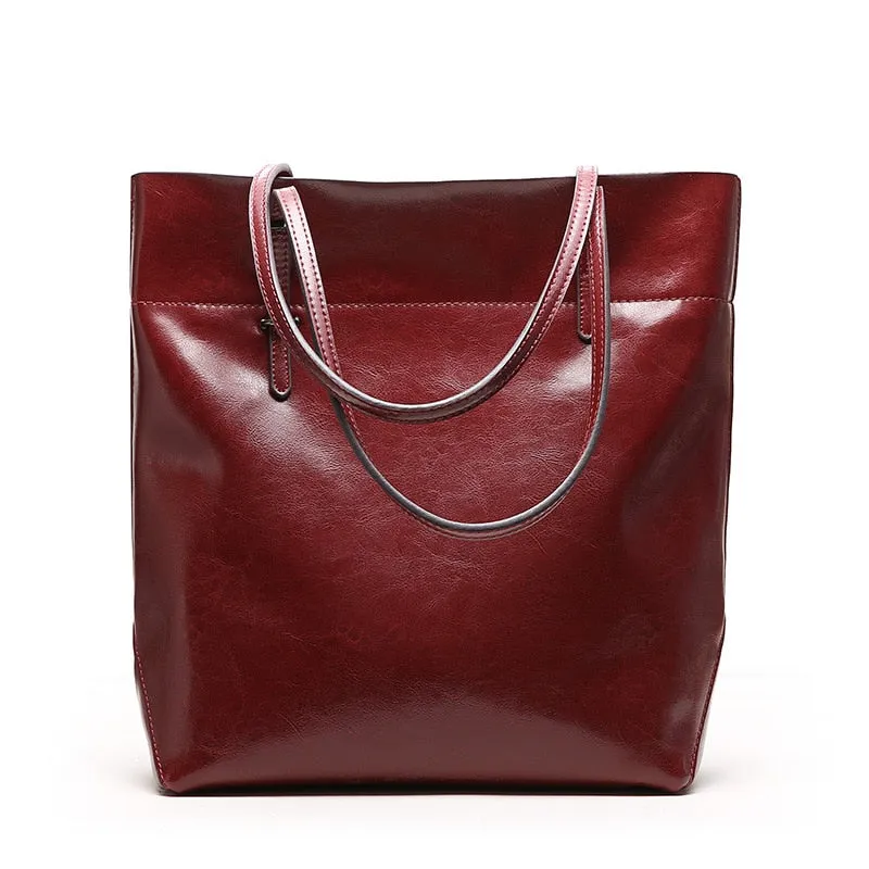 Handbag Women Genuine Leather Real leather Handbags