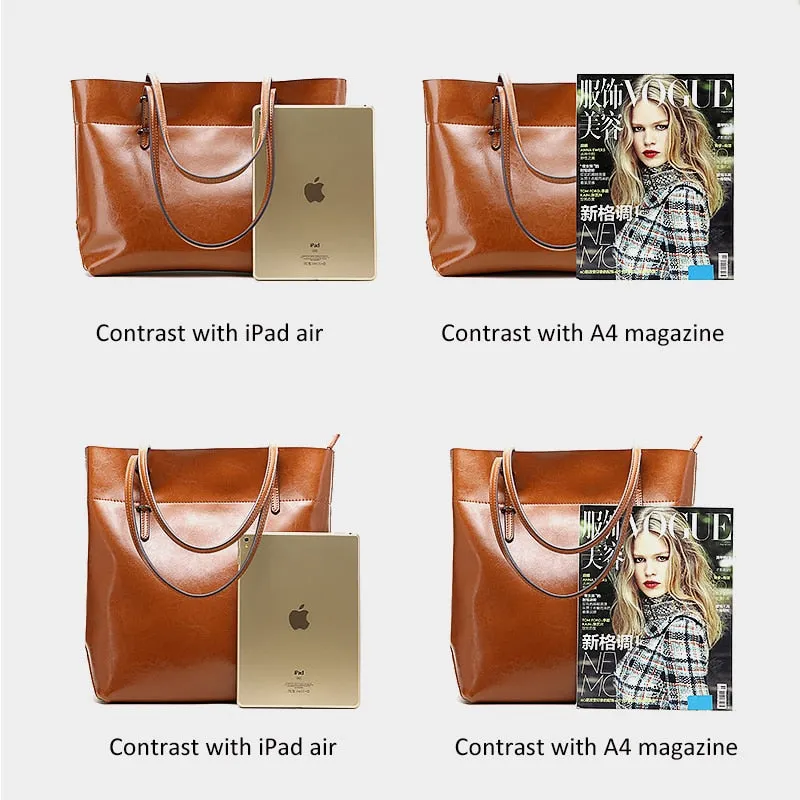 Handbag Women Genuine Leather Real leather Handbags