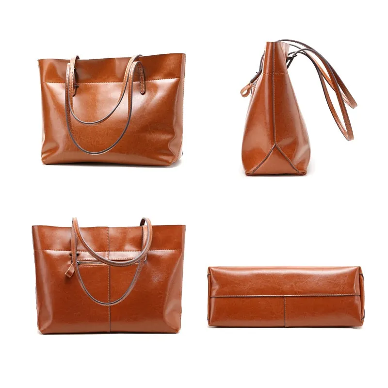 Handbag Women Genuine Leather Real leather Handbags