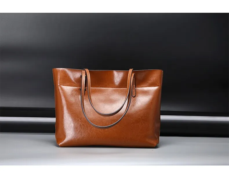 Handbag Women Genuine Leather Real leather Handbags