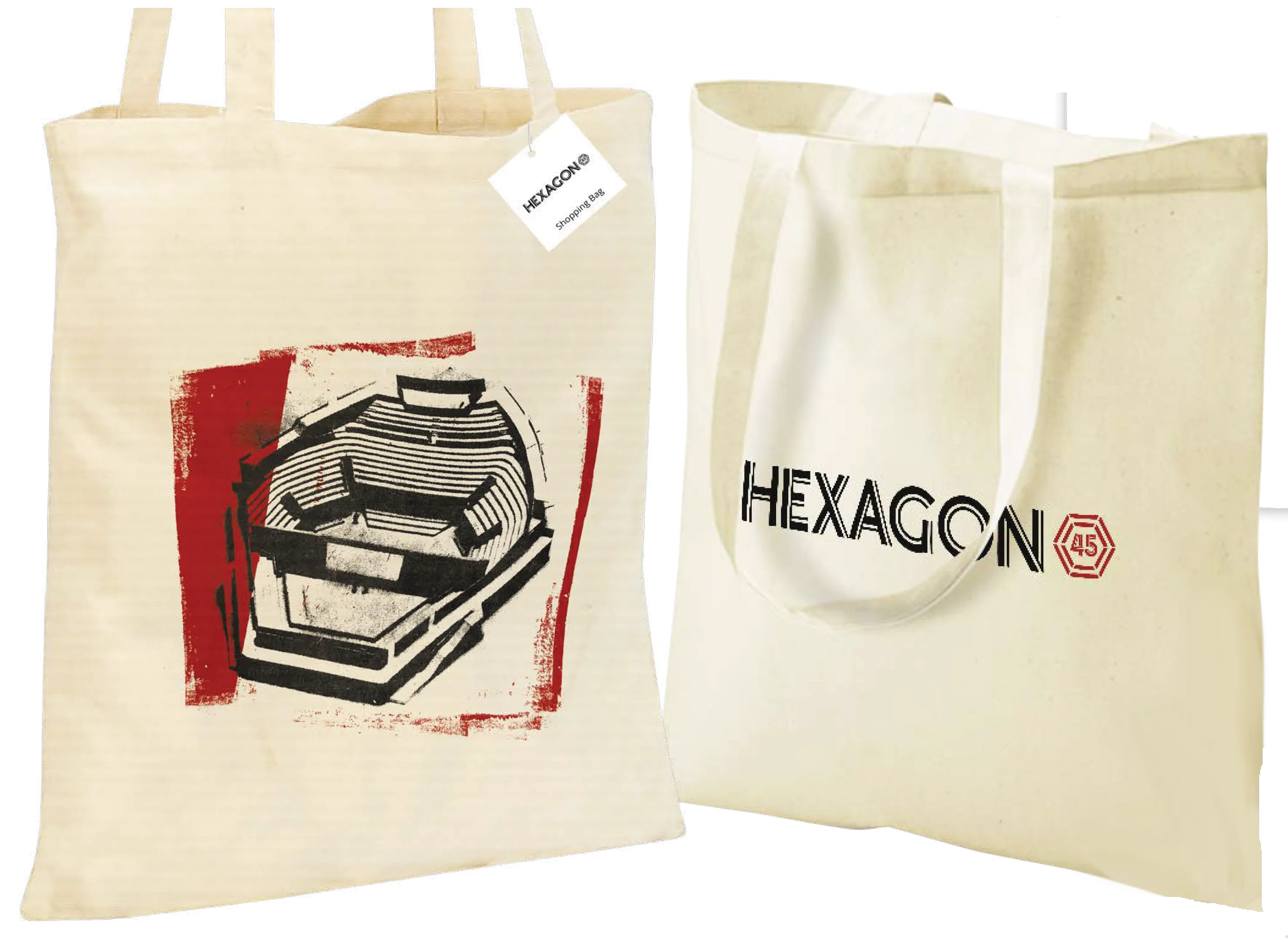 Hexagon 45 Tote Bag