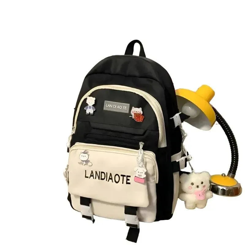 Kawaii Nylon Laptop Backpack