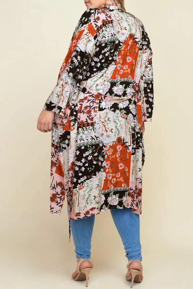 Kyoto Floral Patchwork Robe