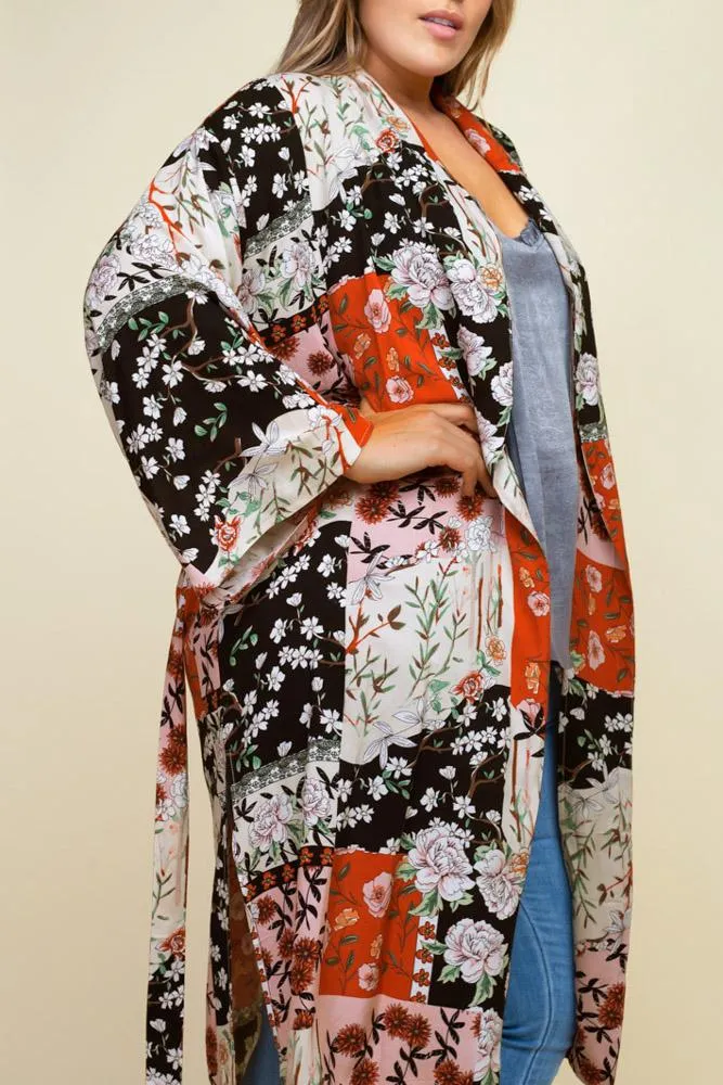 Kyoto Floral Patchwork Robe